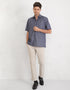 RADEN SHORT SLEEVE SHIRT (NAVY BLUE)